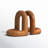 Modern Mango Wood Bookends with Sleek Sculptural Design, Decorative Contemporary Style Accent for Shelving or Office Display, Set of 2-114525255