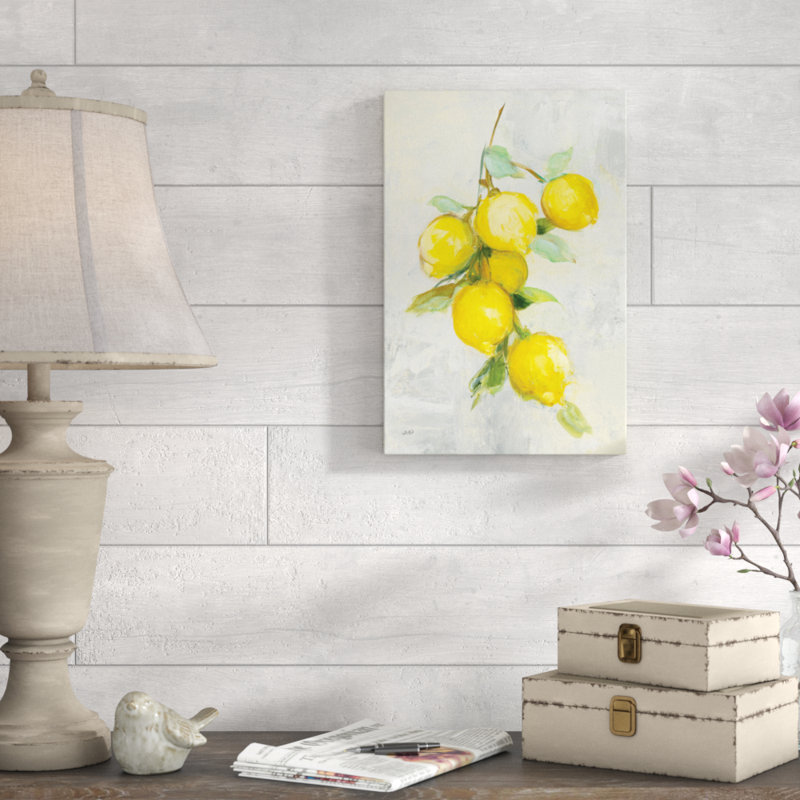 «Zest I» par Julia Purinton, reproduction d'art sur toile, H 18 po x l 12 po