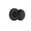 Classic Rosette with Black Porcelain Door Knob-2145119426