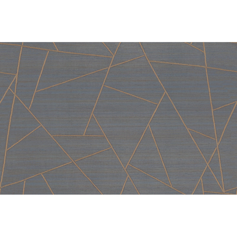 Papier peint Lisle, Bleu