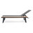 WATERLOO CHAISE LOUNGE WITH ATTACHED WOOD SIDE TABLE, 1PC