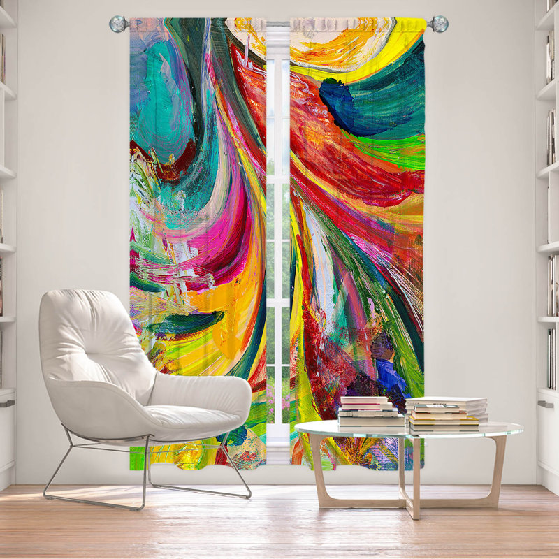Blethyn Room Darkening Curtain Pair, 20" W x 52" L