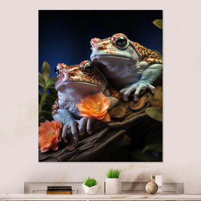 Décoration murale en métal Animal Frog Family II - Frogs & Toads