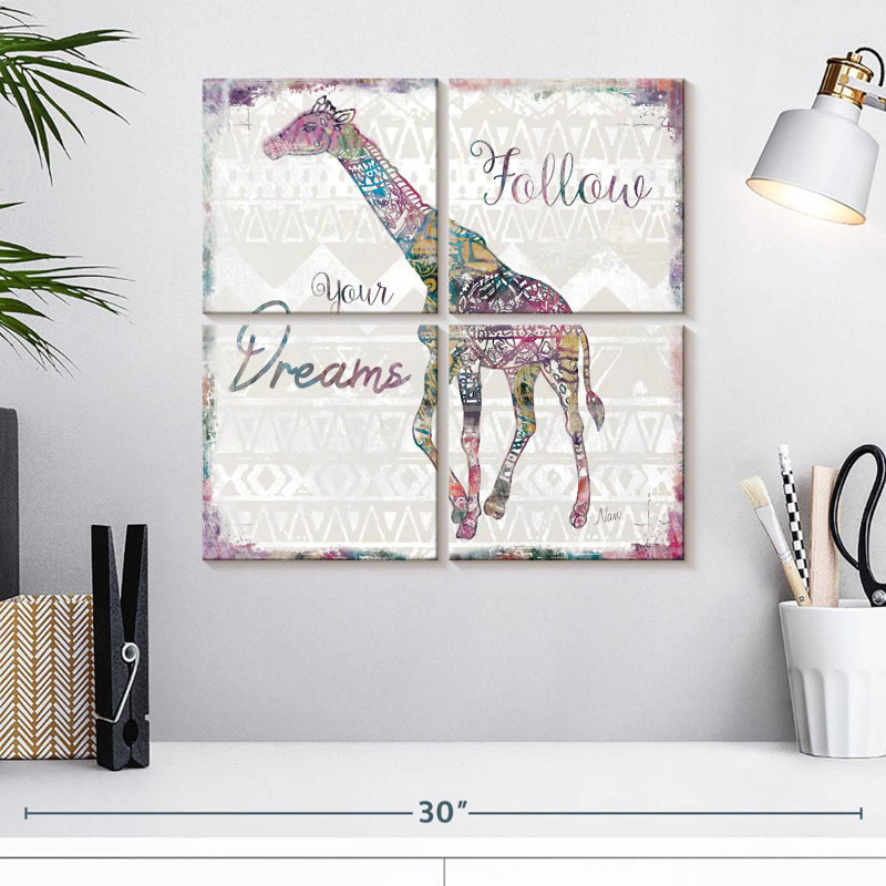 Brampt Boho Follow Your Dreams, 18" H x 18" W