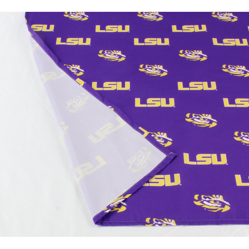 NCAA Semi Sheer Curtain Pair, 42" W x 63" L