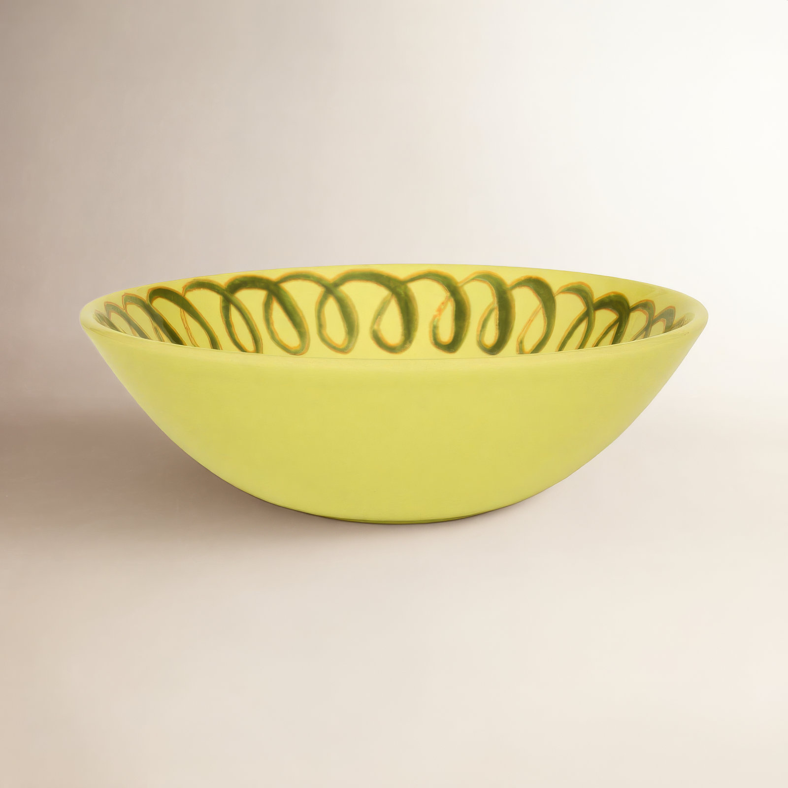 Stoneware Cereal Bowl, Lime