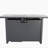 25" H X 42" W Steel Outdoor Fire Pit Table With Lid