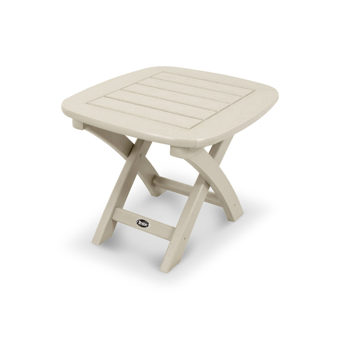POLYWOOD Yacht Club 21" x 18" Side Table Trex Outdoor 
