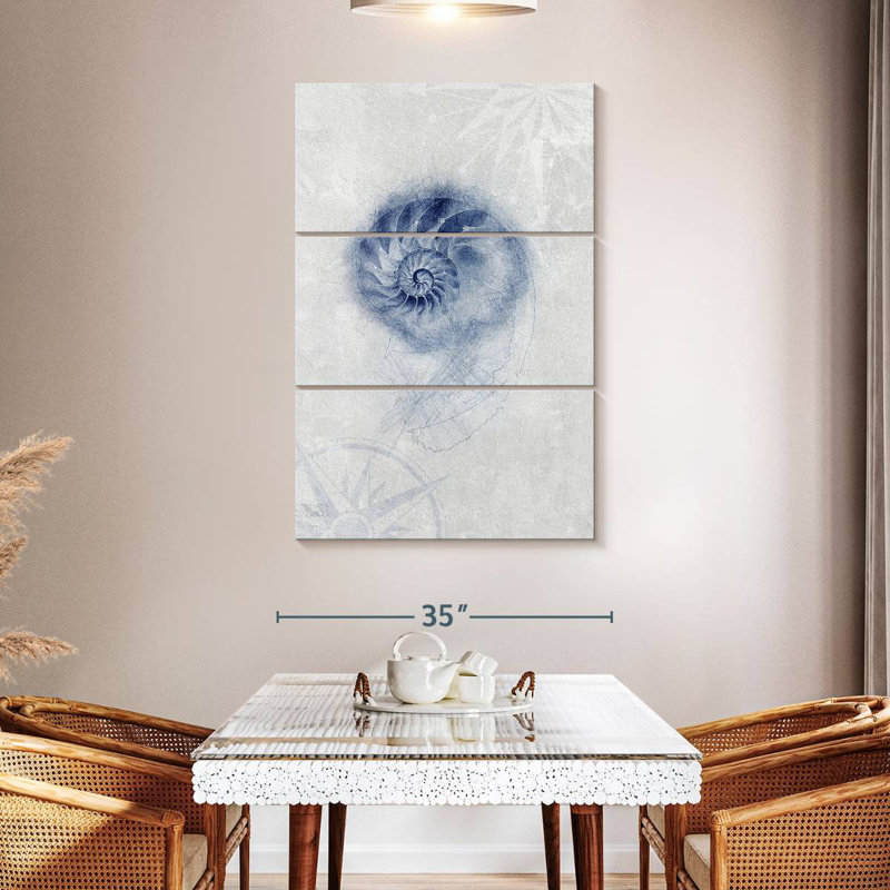 Brampt Ocean Memories I, 50" H x 32" W