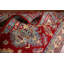 Tapis oriental géométrique rouge Kazak 5