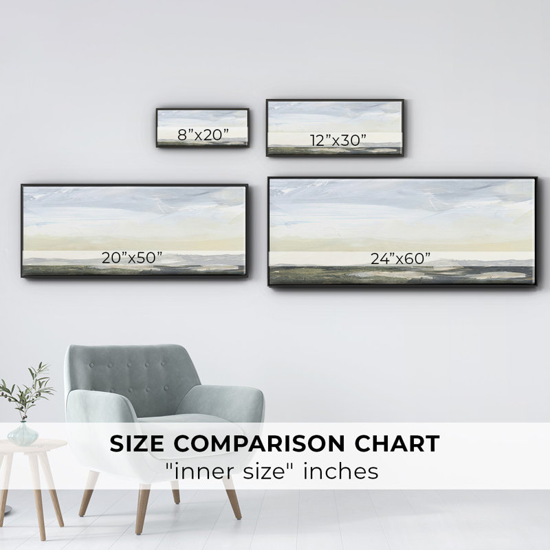 Green Ridge I- Framed Canvas