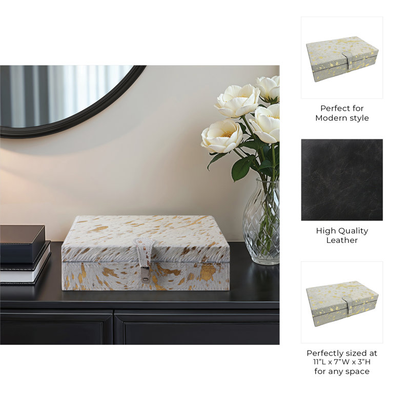 Leather Decorative Box