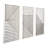Breinne 3 Piece Contemporary Wood Geometric Wall Décor Set