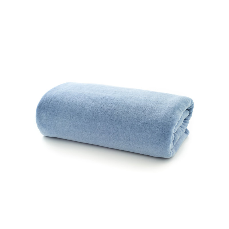 The Big One Ultra-Soft Large Plush Throw 230x270c Throw Blanket, Blue