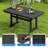 Hikhdpe Patio Dining Table Poly All-weather Rectangular Table-392552607