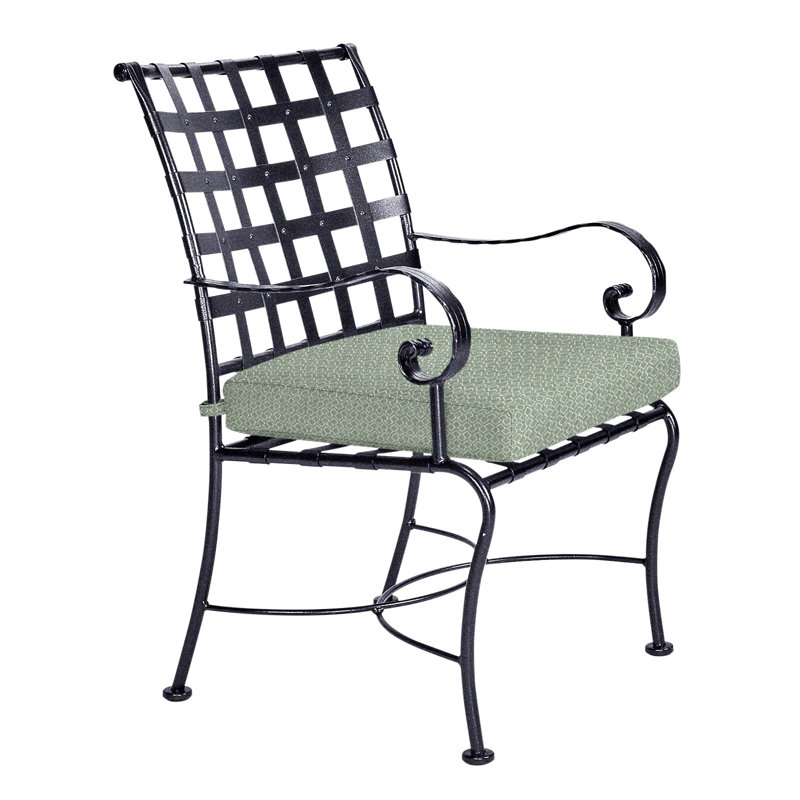 Classico Outdoor Dining Armchair, Graphite, Flagship Stone Sunbrella®