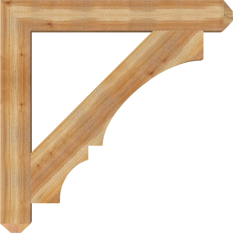 Support pour scie rugueuse de l'Ouest rouge l 6 po x P 46 po x H 46 po, Cèdre rouge de l'Ouest brut