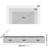 Floating Tv Stand, Modern Wall Mounted Entertainment Center With 3 Drawers For Living Room Media Console (63")-684427292