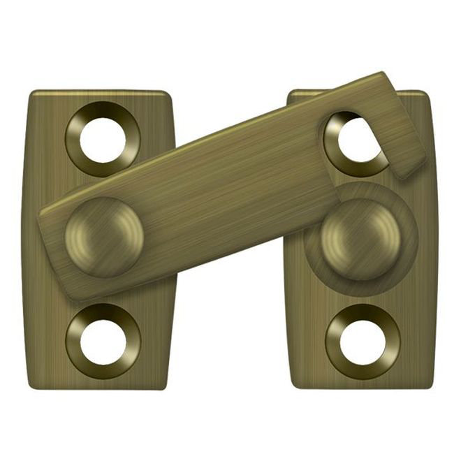 Brass Latch/Catch/Bolt, Antique Brass