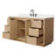 Ensemble de meuble-lavabo simple 60 po avec plateau en quartz Maroni-99459398-99459400-100480821
