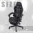 Dowinx Adjustable Reclining Ergonomic Swiveling PC & Racing Game Chair with Footrest-2034228561