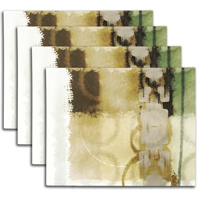 Napperon abstrait en polyester