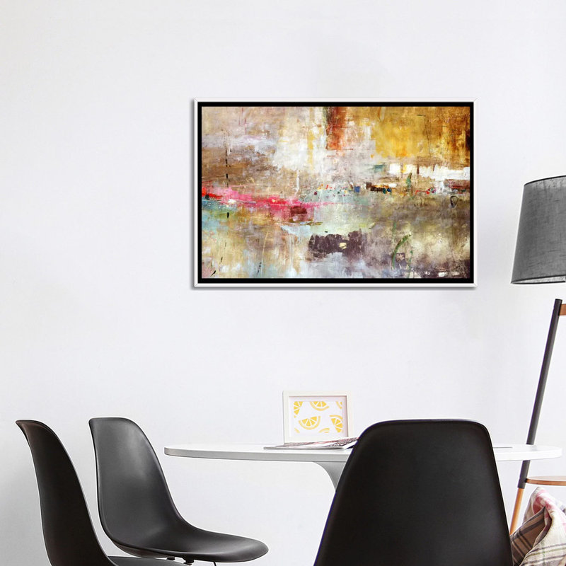« rain clouds » par julien spencer-reproduction d’art, H 40 po x l 60 po x P 1,5 po, Toile blanche encadrée