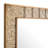 Mellot Brass Square Wall Mirror