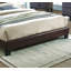 Tête de lit ajustable moderne en similicuir brun avec lit pour grand lit 1pc-1795795466