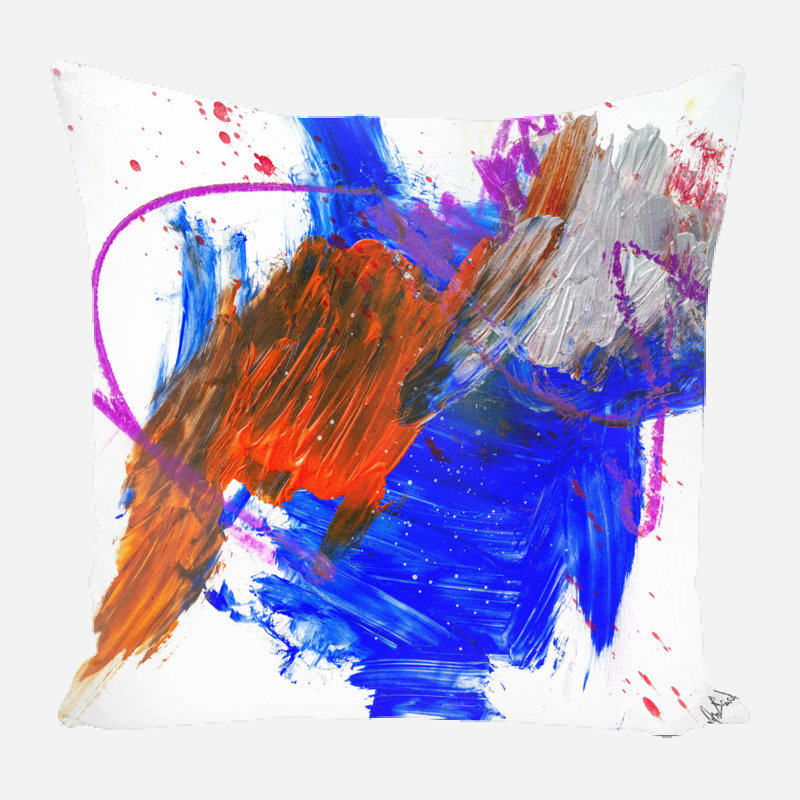 Linen Throw Pillow, 15" x 15"