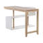 Amberboi L-Shaped Solid Wood Top Writing Desk
