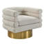 Fauteuil d'appoint pivotant en tissu Modern-1882397774