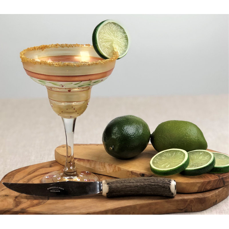Guirlande mosaïque 9 oz Verre à margarita, Or