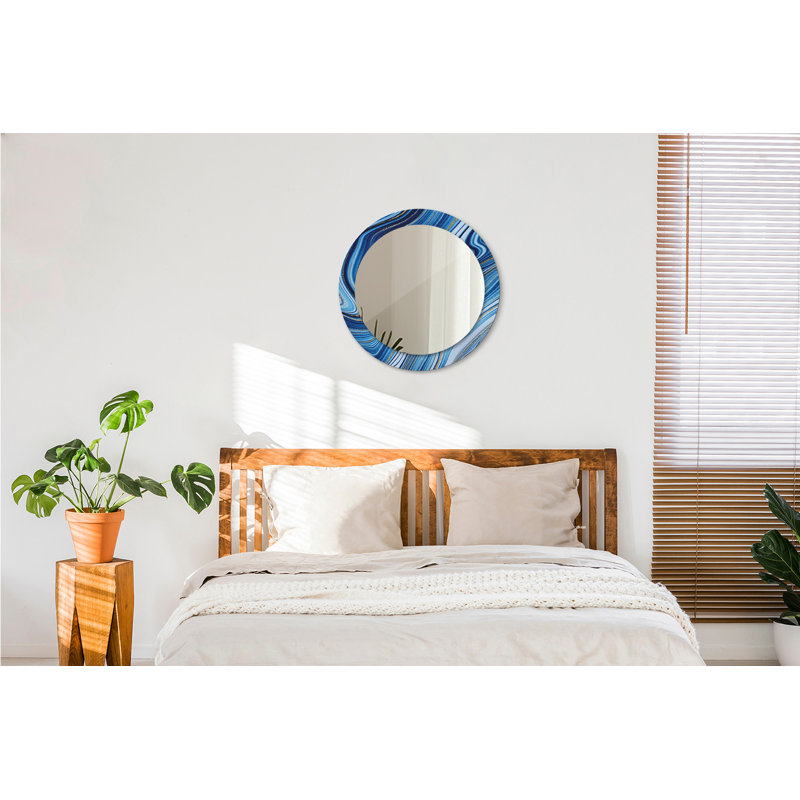 Huldar Glass Flat Wall Mirror