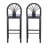 Jevhen Upholstered Counter Stool with Steel Frame