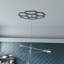 18"OD x 7 5/8"ID x 1/2"P Florin Architectural Grade PVC Pierced Ceiling Medallion, Antiqued Warm Silver-40714950-40714932