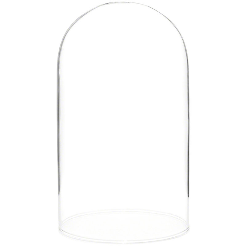 Cloche en verre 4 "x 7" Jenett, Pas de base