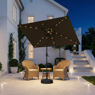 Parasol de table rectangulaire 5 'x 8'