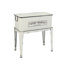22,8 po Pot de fleurs antique en métal blanc Farmhouse