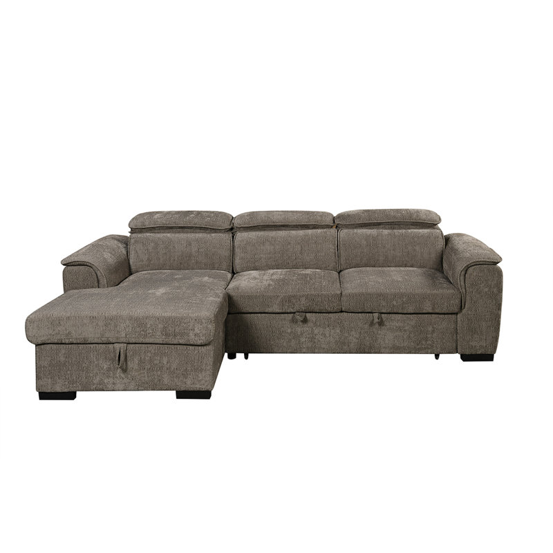Ceon 3 Seater Sofa Bed, Mocha