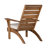 Hagler Acacia Outdoor Lounge Chair-2135838960