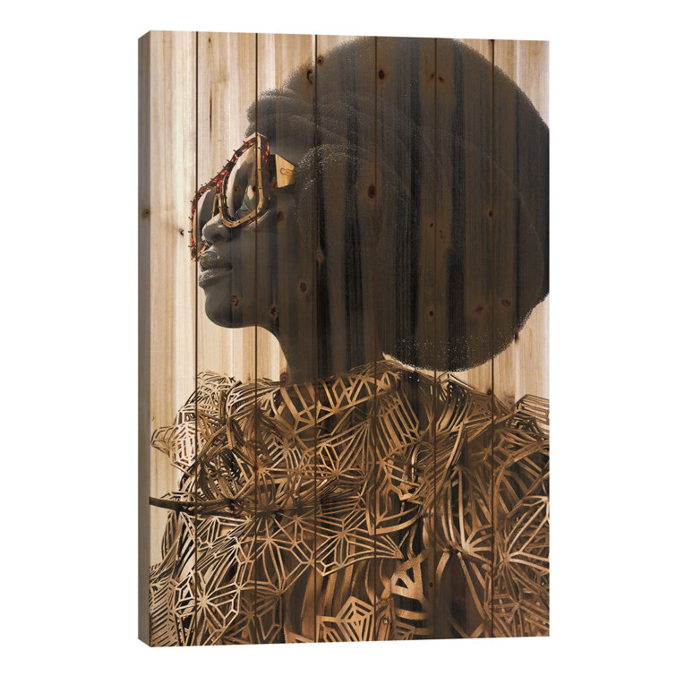 Dakota Fields The Shield On Wood by Lolita Lorenzo Graphic Print | Wayfair