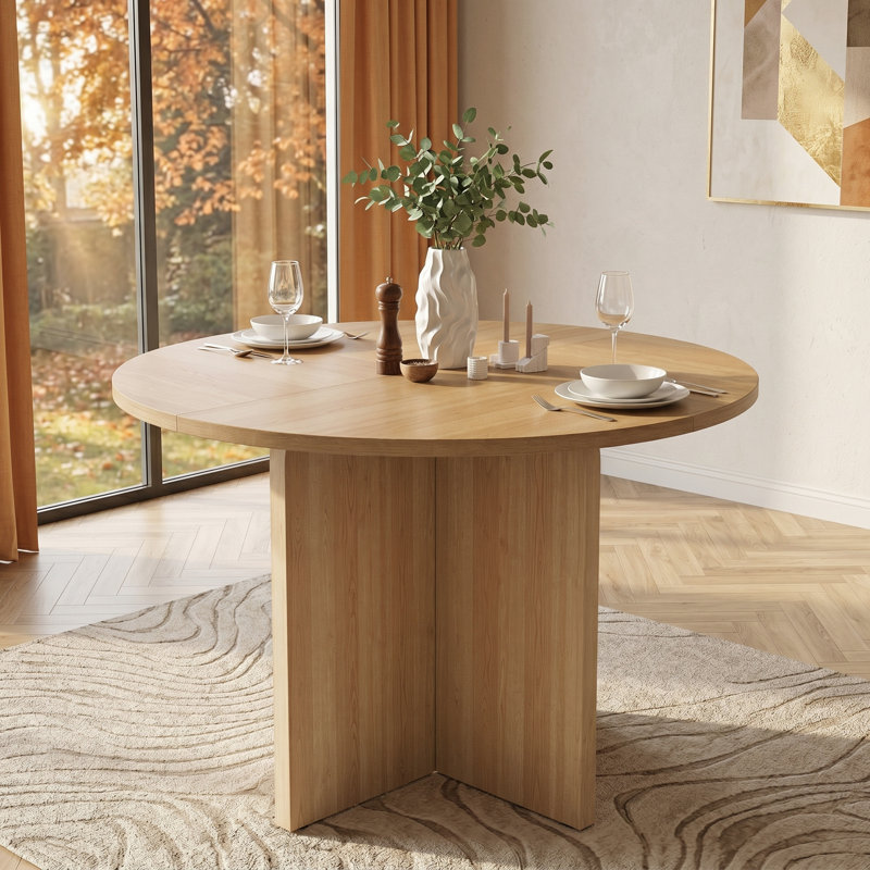 Dining Table, Oak Wood/Brown