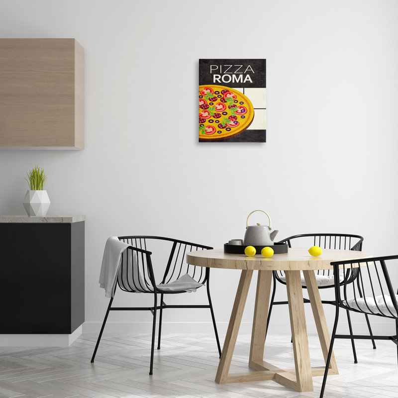 Toile de cuisine classique Pizza Roma, design par Kim Allen, H 20 po x l 16 po