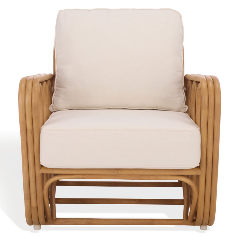 Malina Rattan Pole Accent Chair