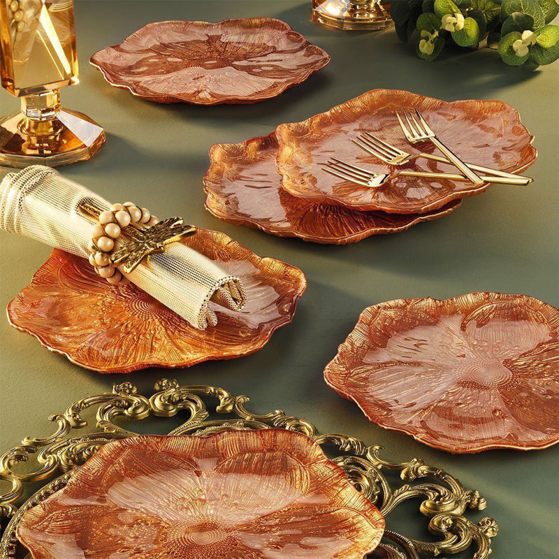 Ensemble d'assiettes à dessert (6 pièces)