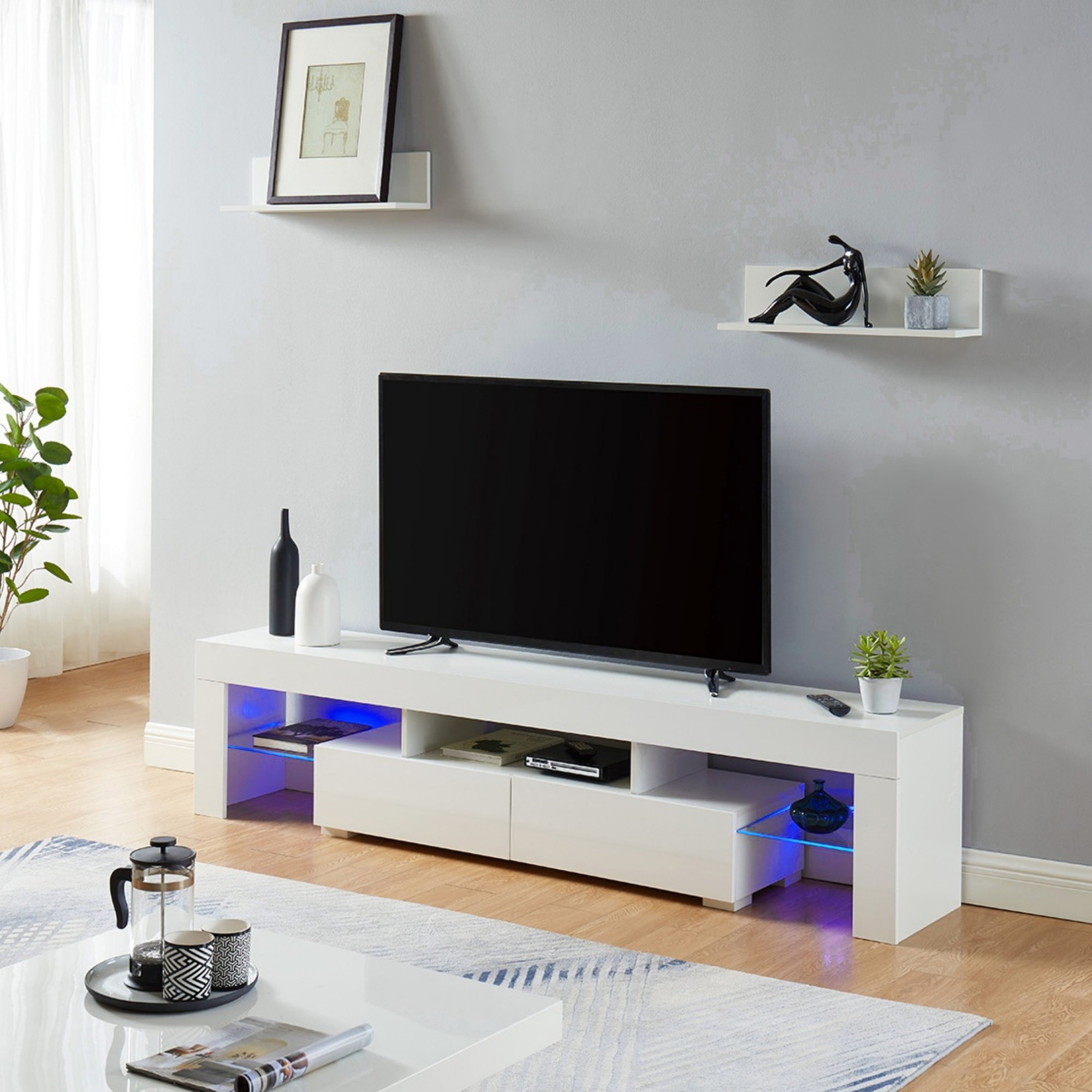 Wrought Studio 78.7'' Media Console Tv Stands & Entertainment Centers