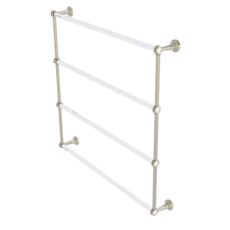 Barre à serviettes murale à 4 niveaux Pacific Beach, Nickel poli, 38.6'' L
