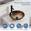 Ensemble de meuble-lavabo simple autoportant 24 po avec lavabo vasque, robinet et bonde escamotable 24 po