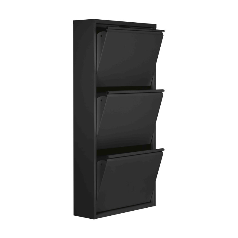 6 Pair Flip Down Shoe Storage